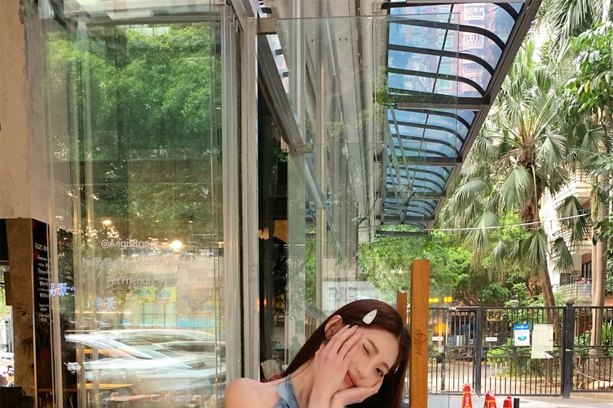 Plain Leg Ruffle Patterned Wide / Pants Halter Print Cargo Waist High Top