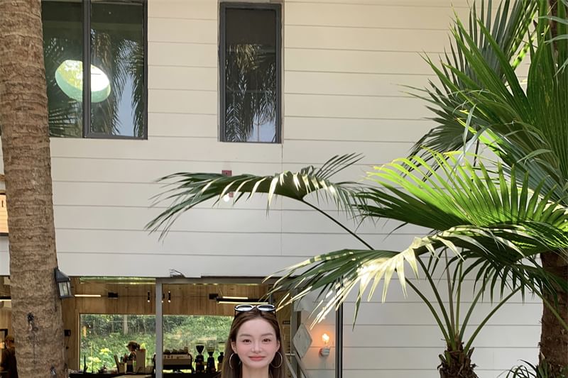 Ruffle Top Trim Plain Lace Tube