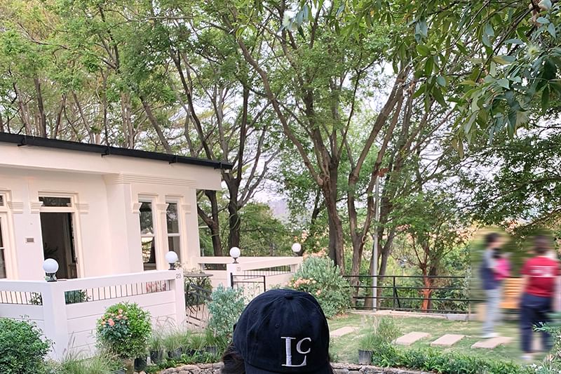 Two Print Patterned Mock Short Tee Piece Sleeve Asymmetrical