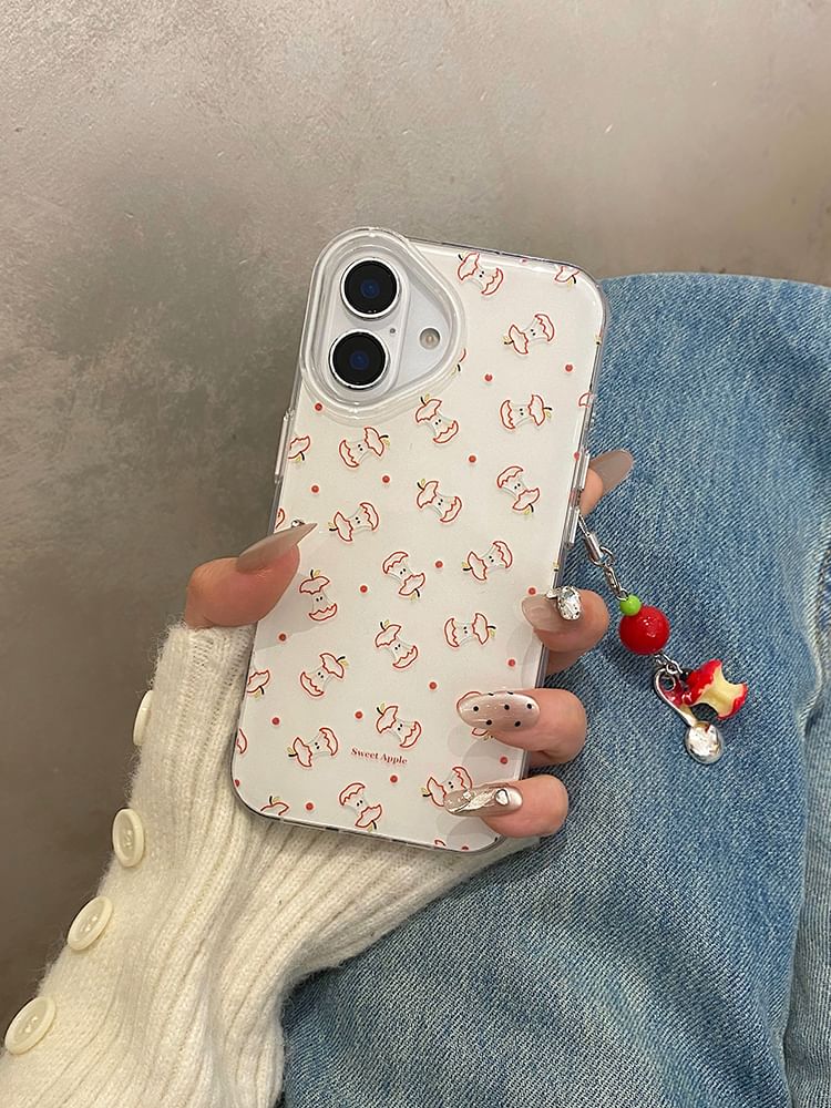 / Case Charm Phone Apple Set