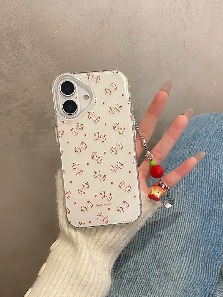/ Case Charm Phone Apple Set