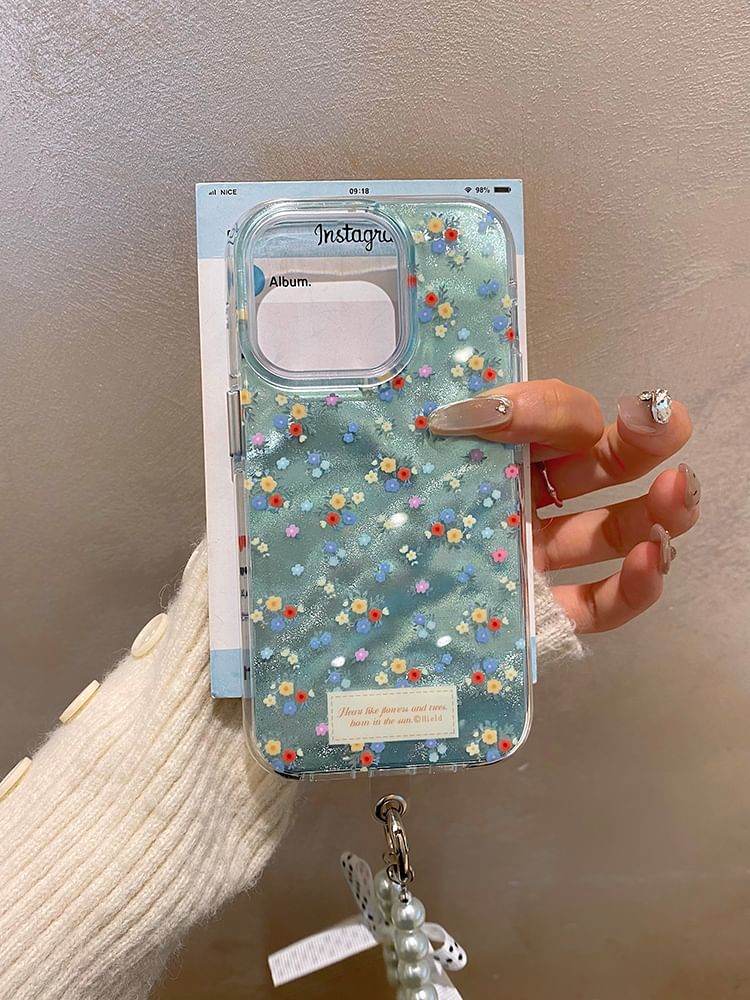 Strap Phone Case / Set Floral