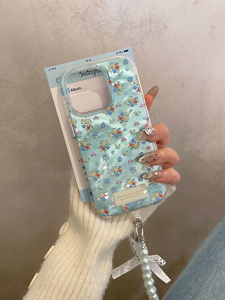 Strap Phone Case / Set Floral