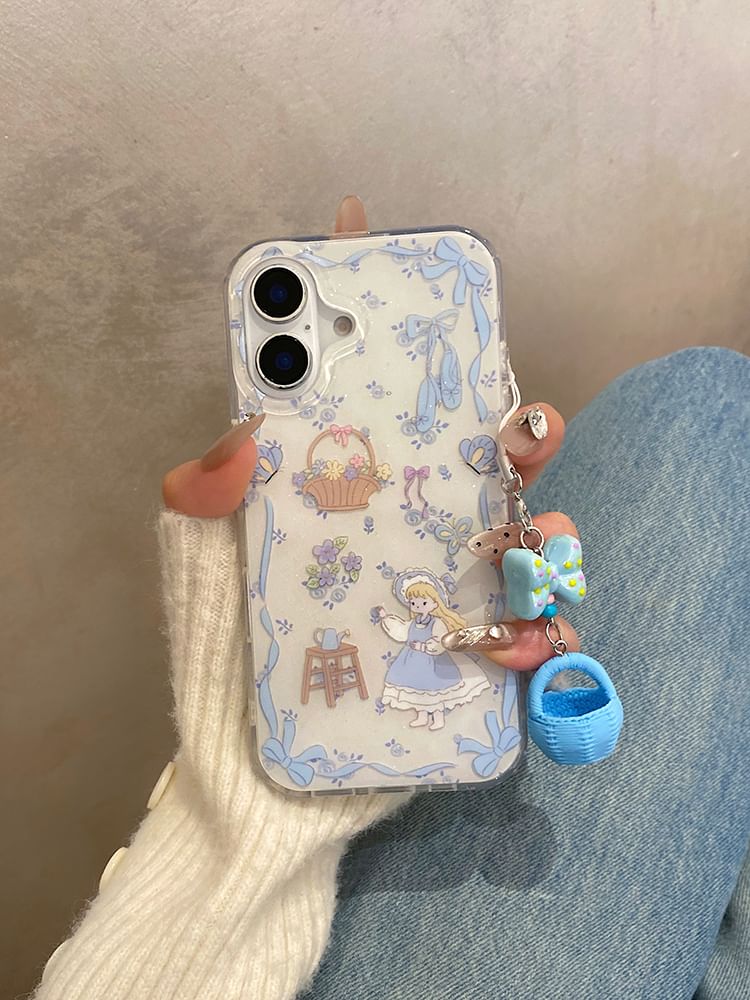 Charm Set Girl Case Phone /