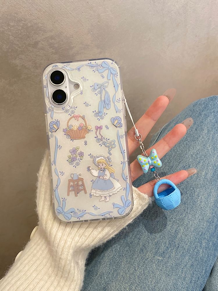 Charm Set Girl Case Phone /