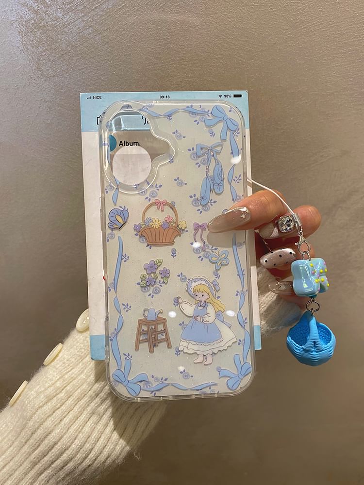 Charm Set Girl Case Phone /