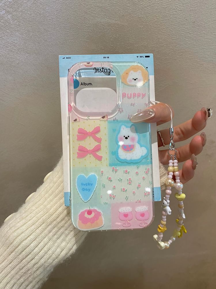 / Strap Phone Set Dog Case