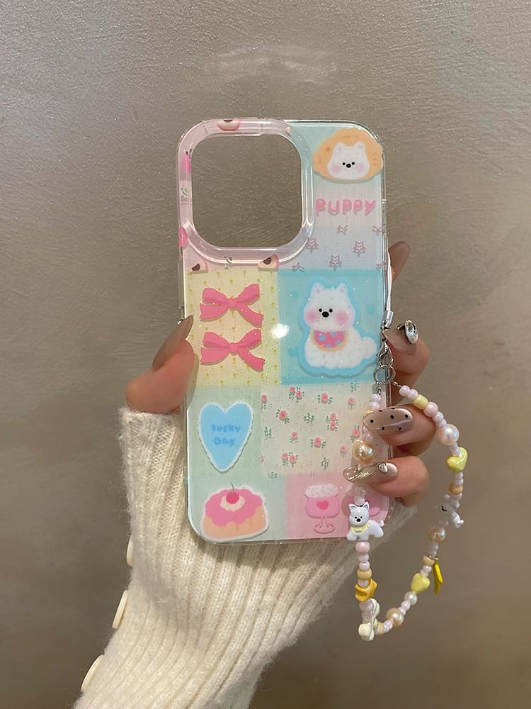 / Strap Phone Set Dog Case
