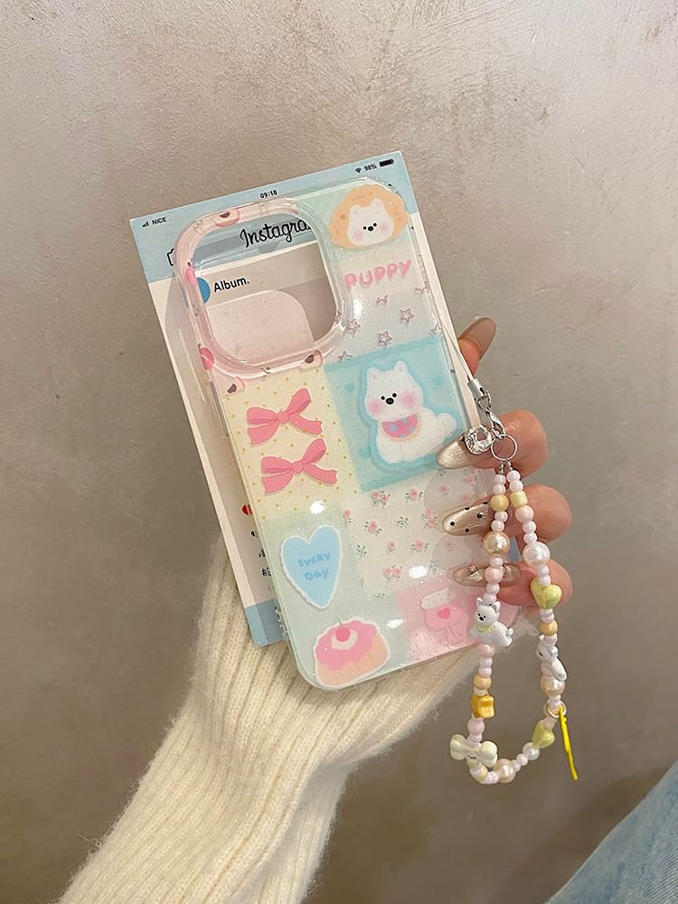 / Strap Phone Set Dog Case