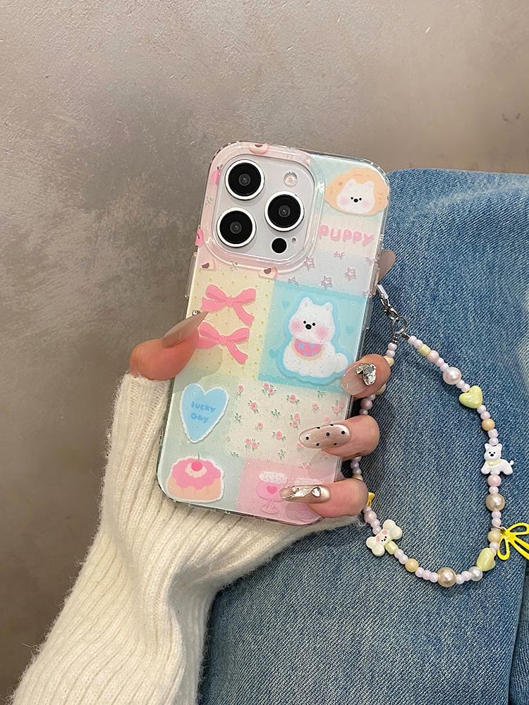 / Strap Phone Set Dog Case