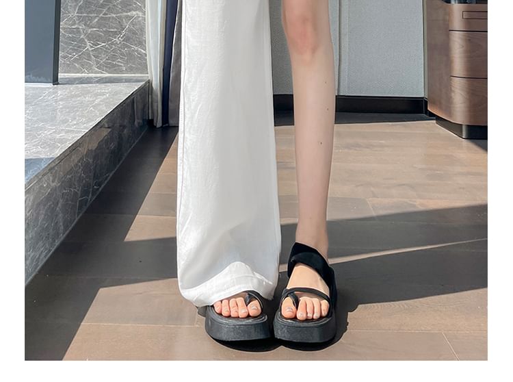 Pants Leg Drawstring Plain Designs) Waist (Various Wide