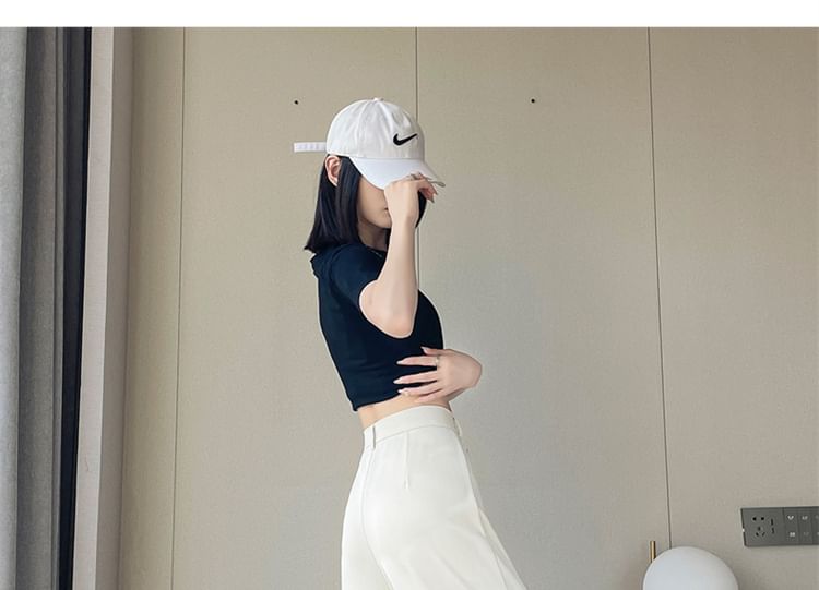 Leg Designs) High Rise (Various Pants Suit Wide Plain