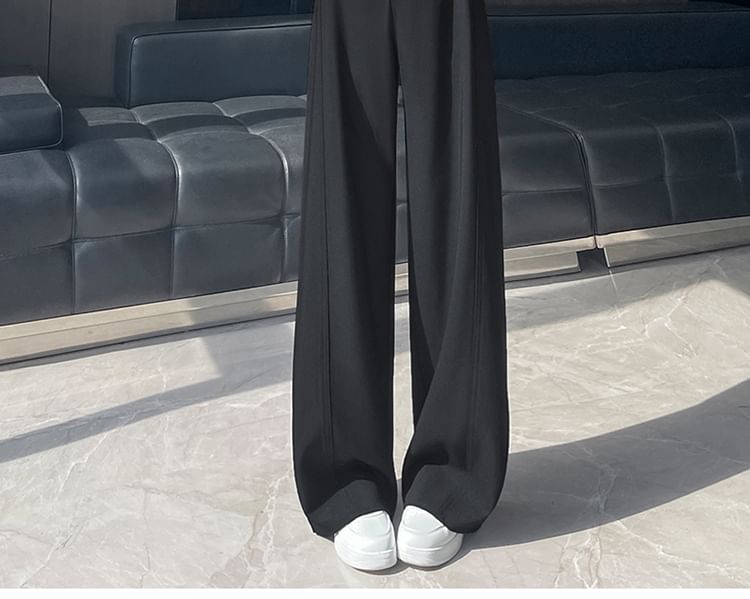 Pants Plain Suit Leg (Various Waist High Designs) Wide