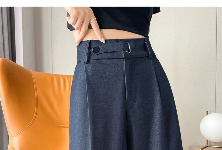 Designs) Plain (Various Rise Jeans Wide High Leg