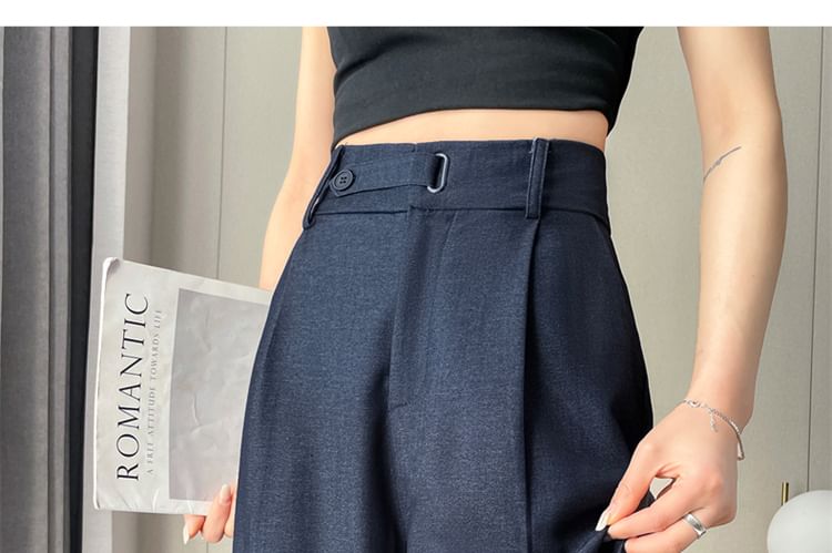 Designs) Plain (Various Rise Jeans Wide High Leg