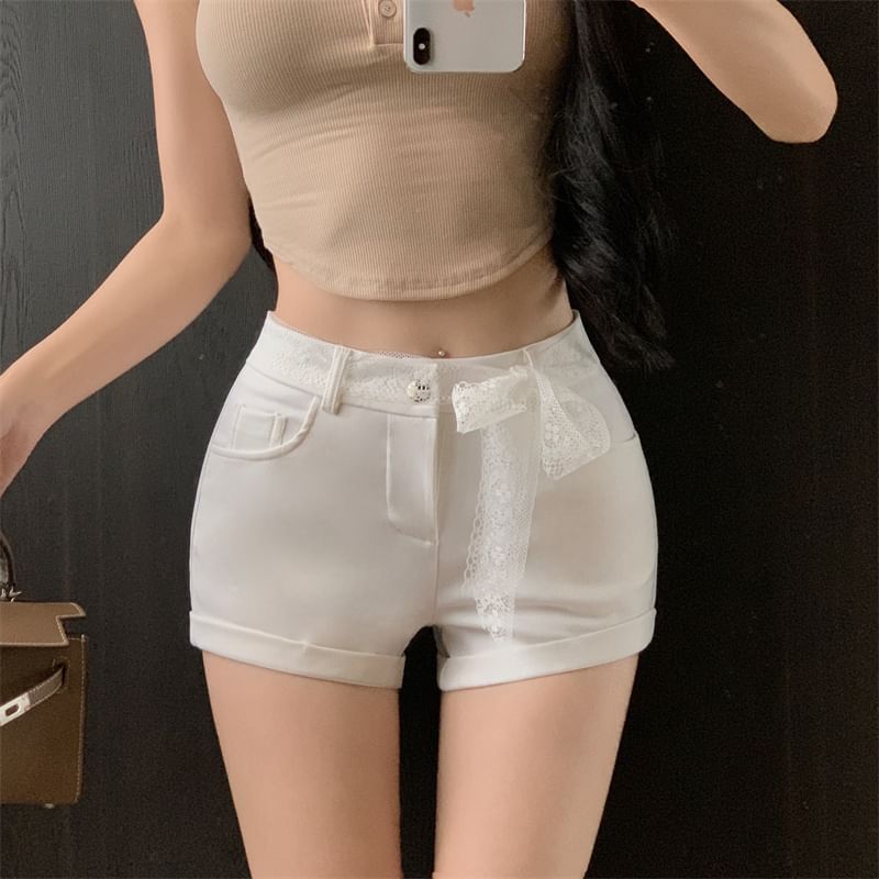 Hot High Waist Pants Plain
