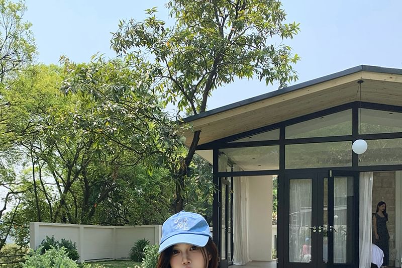 Plain Long-Sleeve Asymmetrical T-Shirt One-Shoulder