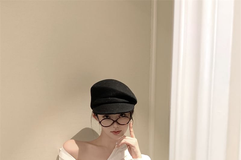 Shirt Plain Long-Sleeve