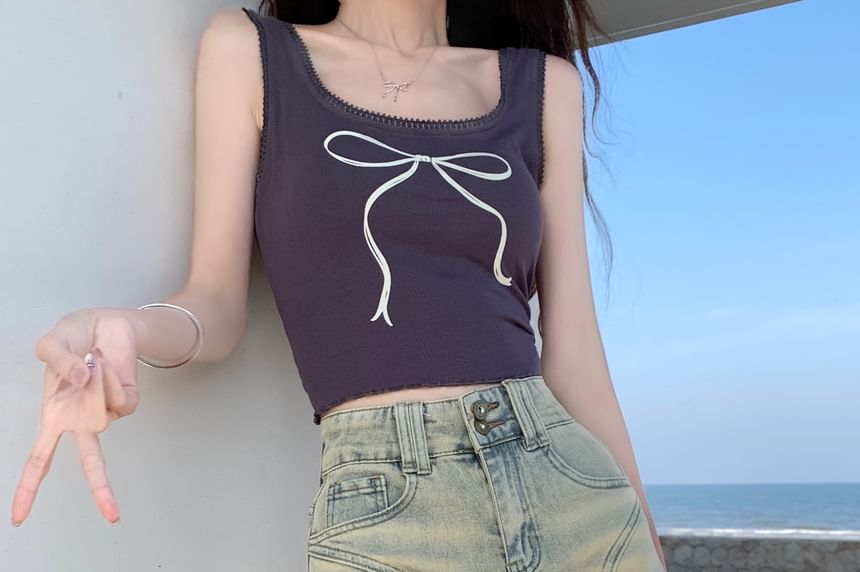 Denim Waist Washed Shorts High