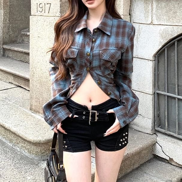 Button-Up Shirt Plaid