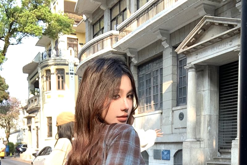 Button-Up Shirt Plaid