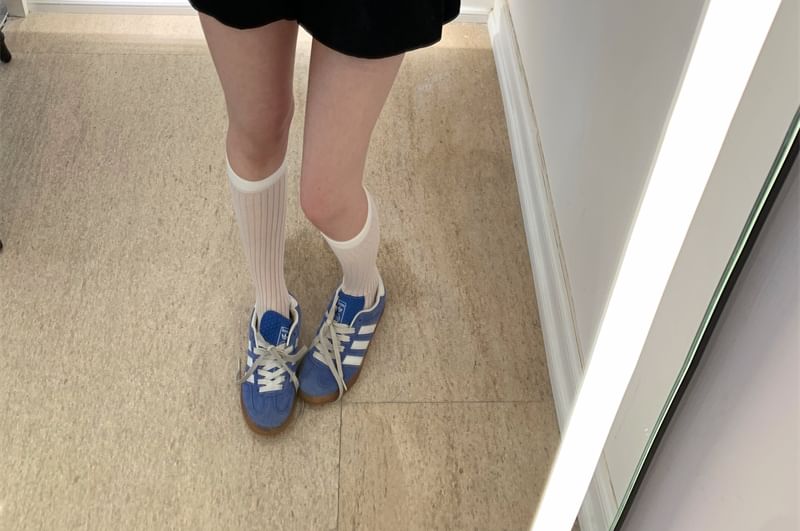 Mesh Round Neck Crop Dotted Panel Top Long-Sleeve