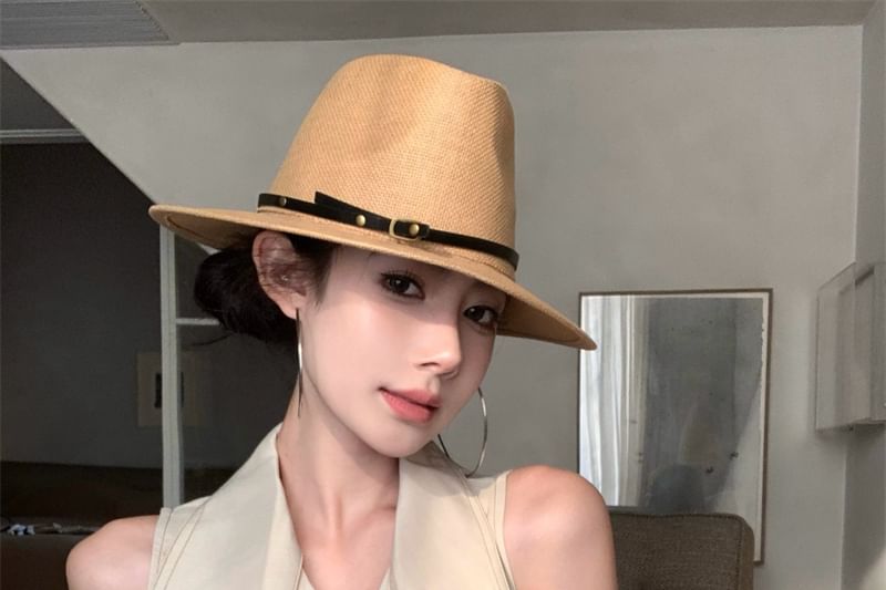 Dress Midi Sleeveless Slit Collared A-Line Button-Up