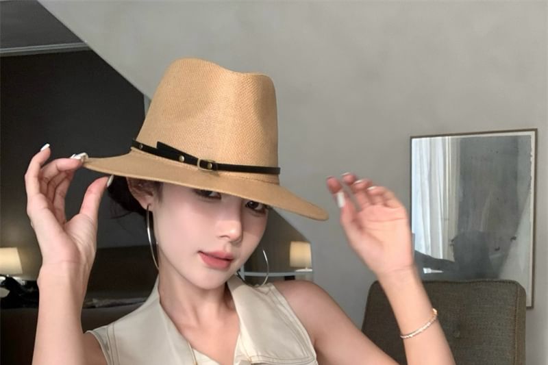 Dress Midi Sleeveless Slit Collared A-Line Button-Up