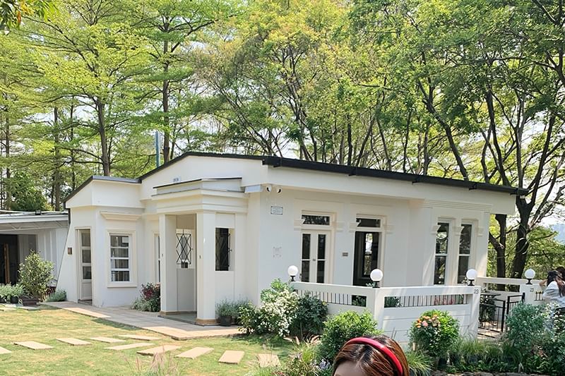 Shirt Halter-Neck Shirred Striped Button-Up