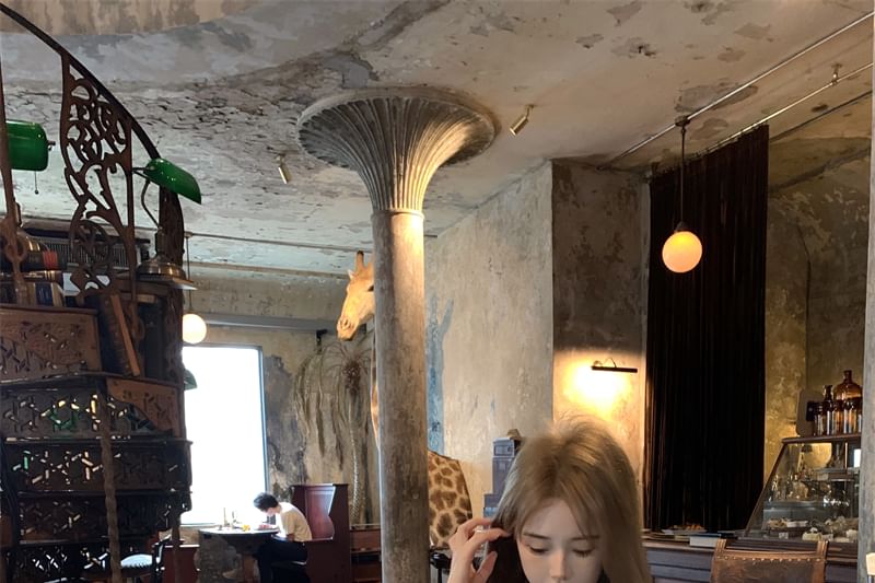 Shirred Mini Blouse Skirt Plain High / Ruffled Rise A-Line Off-Shoulder