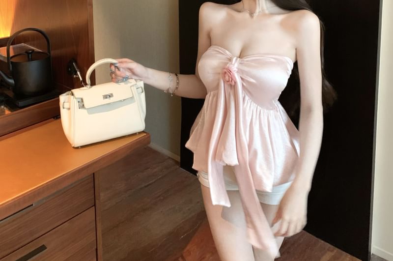 Tube Floral Plain Top