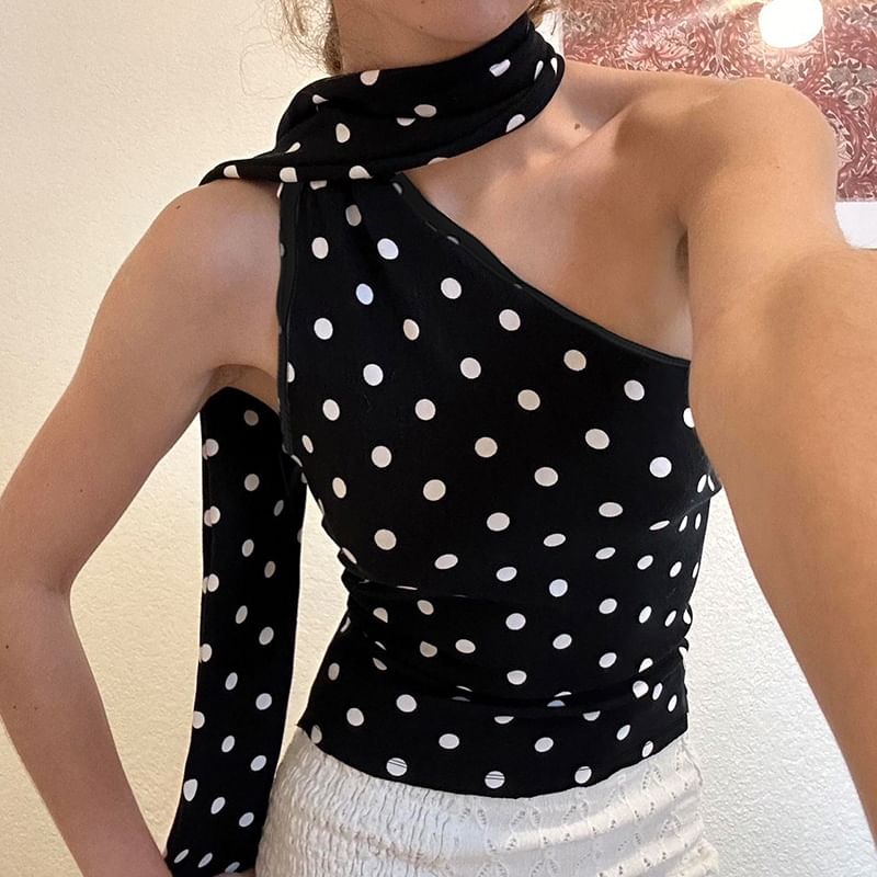 Dotted Top Halter