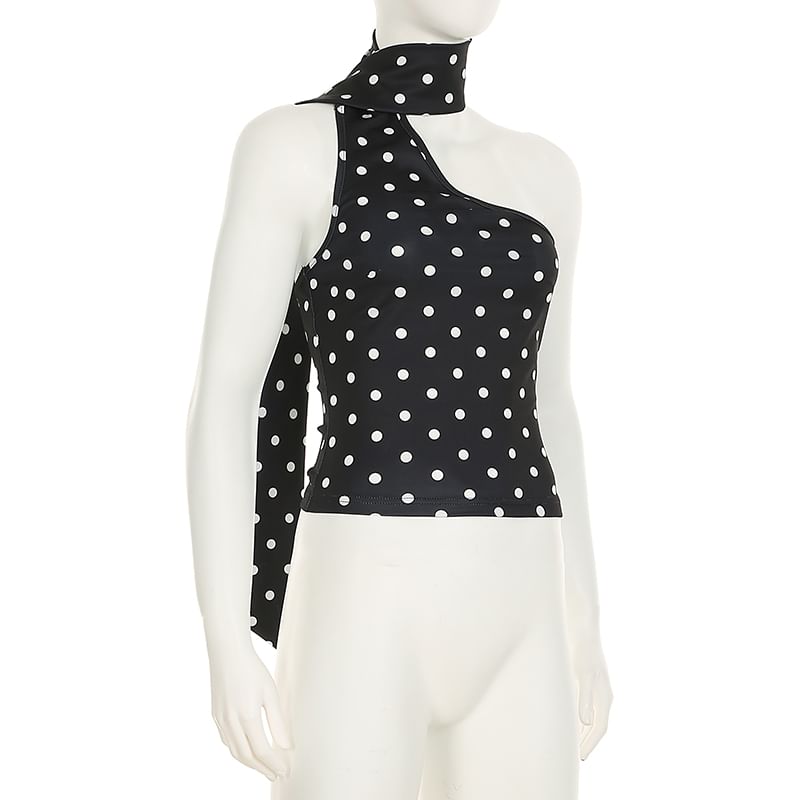 Dotted Halter Top