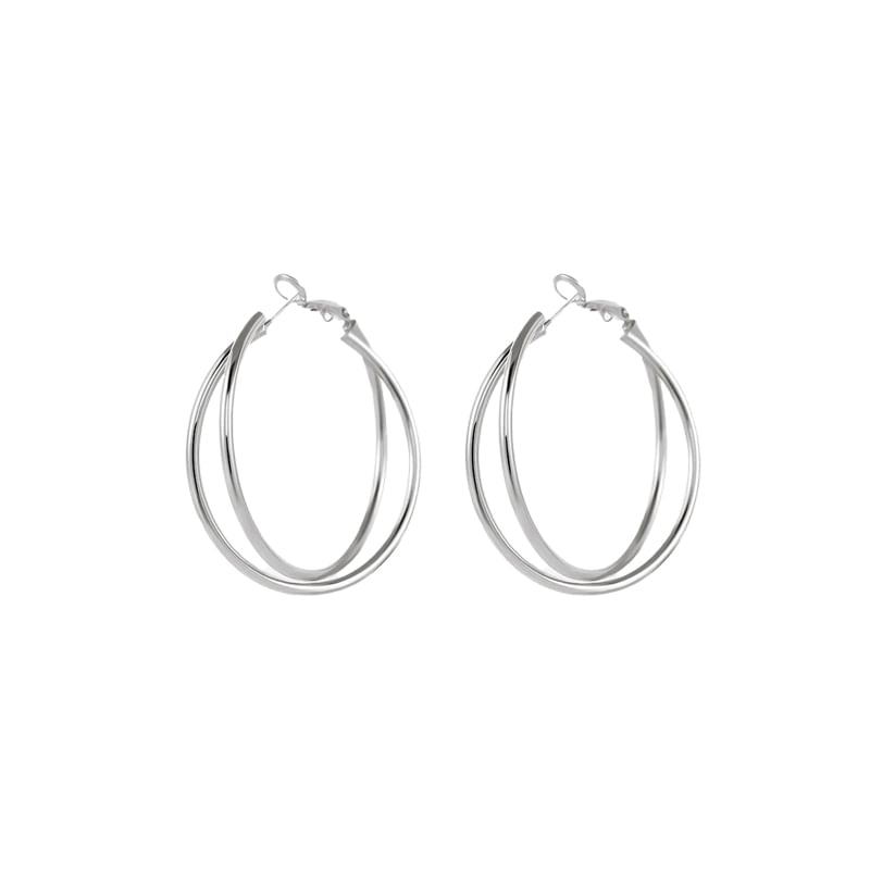 / Clip-On Layered Earring Hoop
