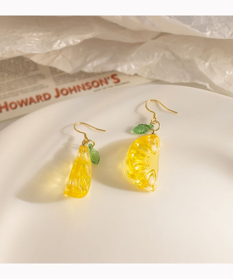 / Lemon Clip-On Earring Drop