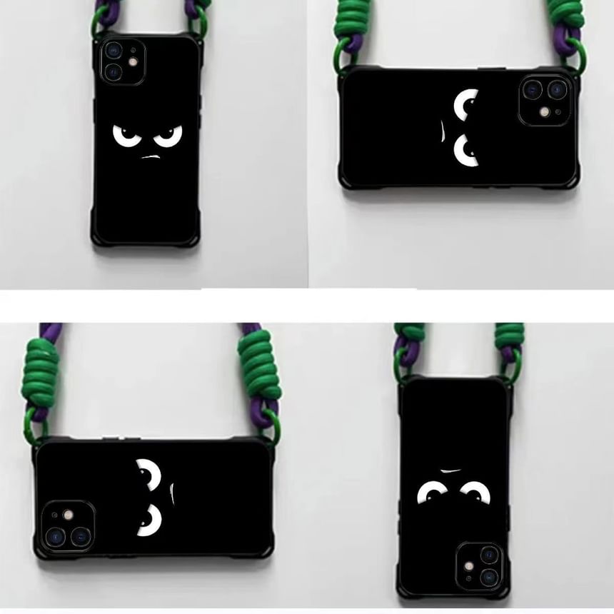 Case / Strap Eye Set Lanyard Phone Cartoon