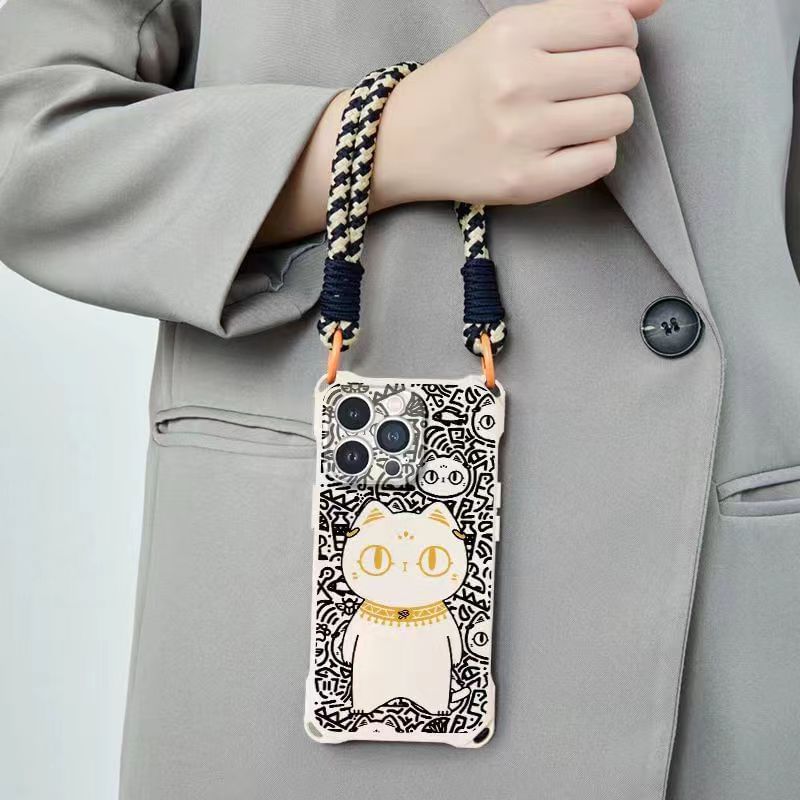 Cat / Case Phone Strap Set Lanyard