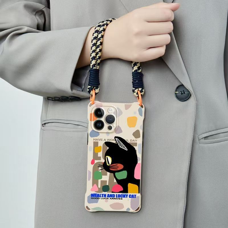 Cat / Lanyard Phone Case Strap Set