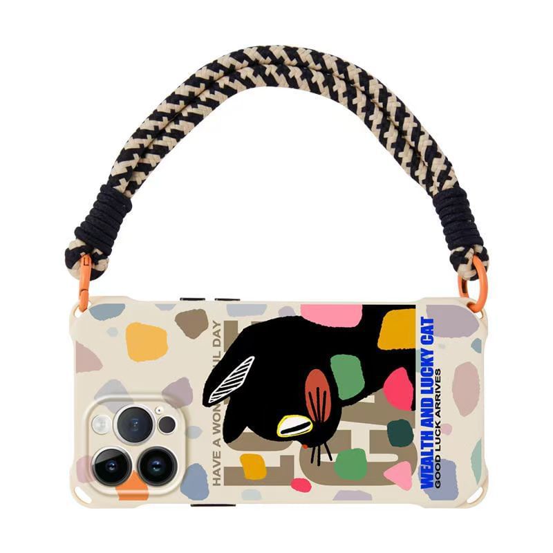 Cat / Lanyard Phone Case Strap Set