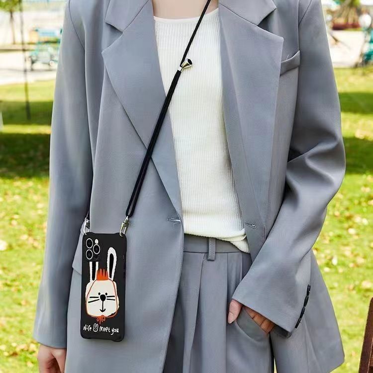 Rabbit Lanyard / Case Phone Set