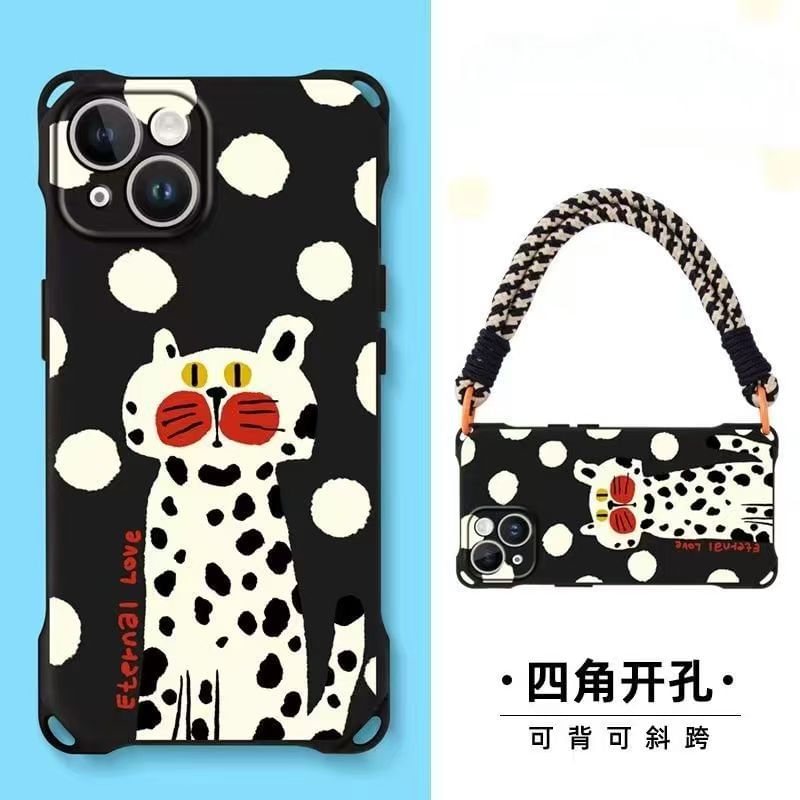 / Lanyard Set Strap Cat Case Phone