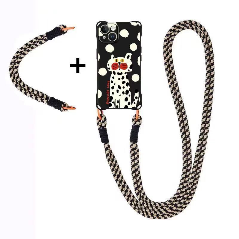 Phone Lanyard Set / Case Strap Cat