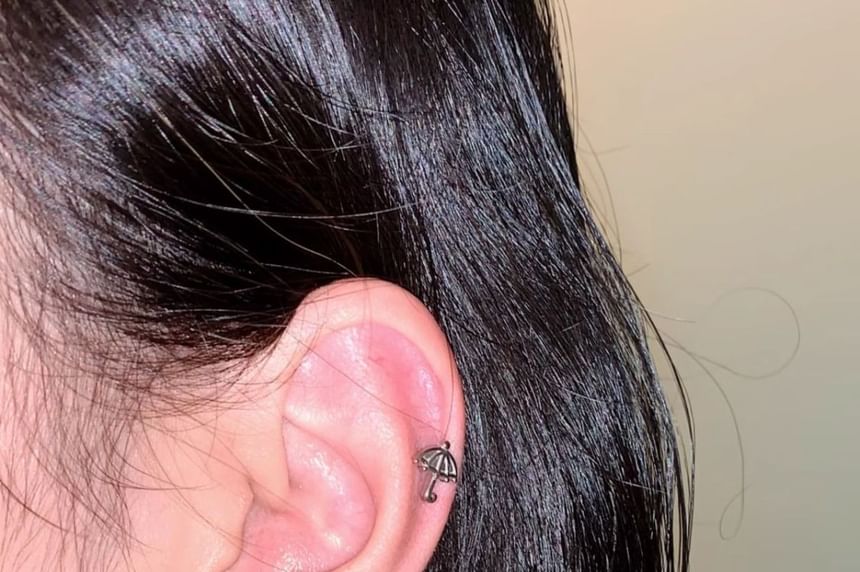 Music Note Stud Earring