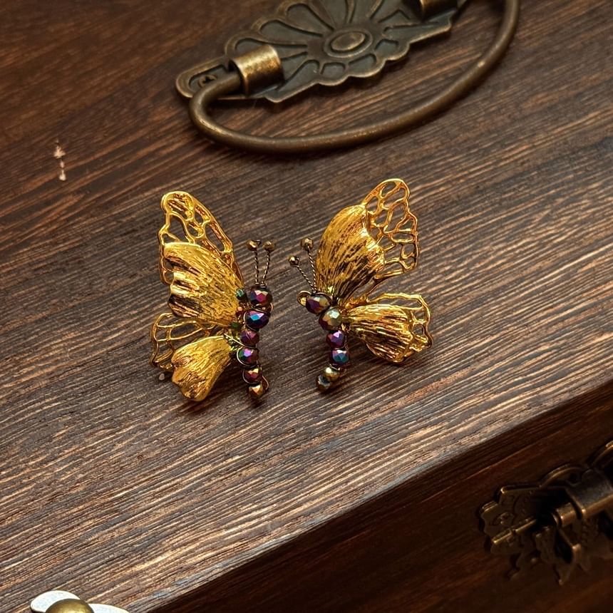 Drop Butterfly Earring