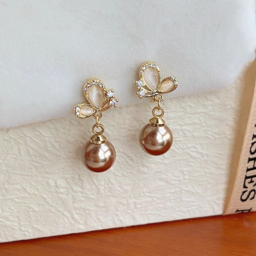 Dangle Beaded Earring Butterfly