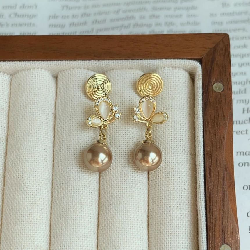 Dangle Beaded Earring Butterfly