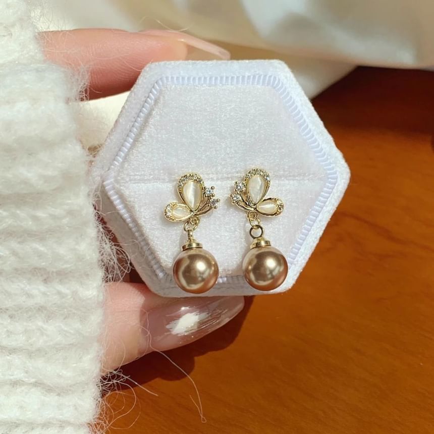 Dangle Beaded Earring Butterfly