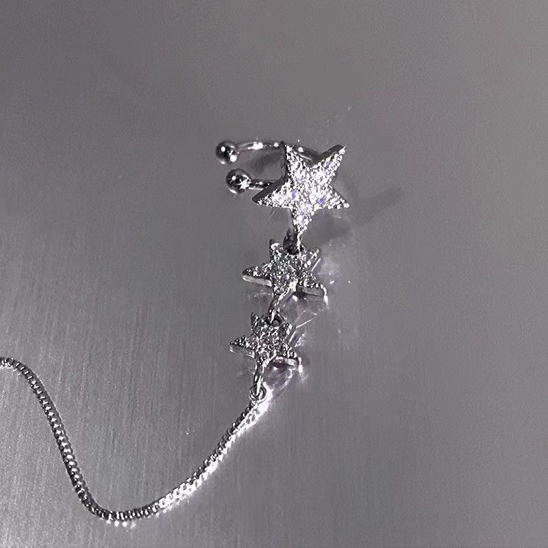 Chained Star Earring Cuff