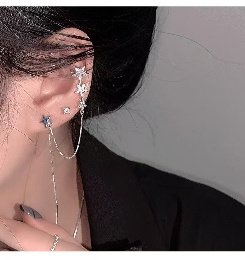 Chained Star Earring Cuff