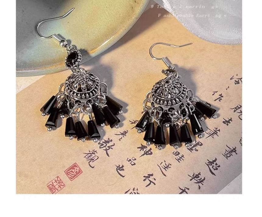 Earring Dangle Gemstone Beaded